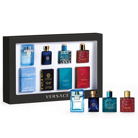 versace mens mini x 4 set|Versace Mini Deluxe Cologne Set .